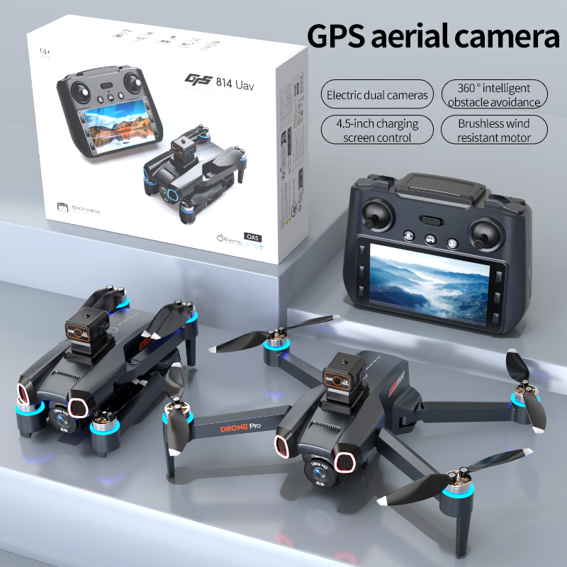 Hot 814 GPS Drone With 4.5-inc - Drone Camera Hd recension och pris