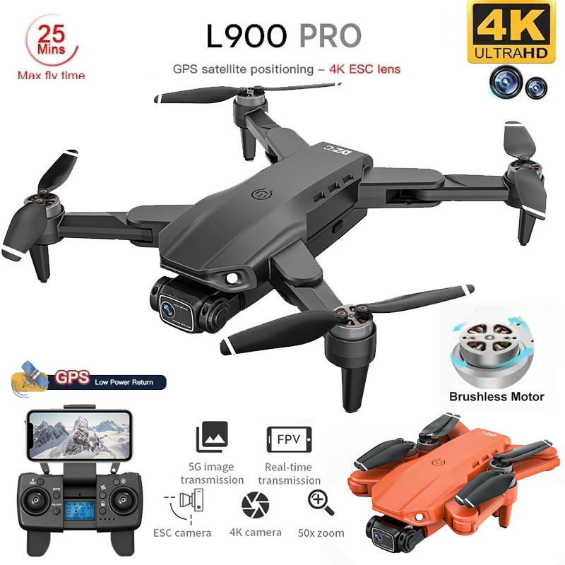L900 Pro GPS Drone 4K Professi - Drone Camera 4K recension och pris