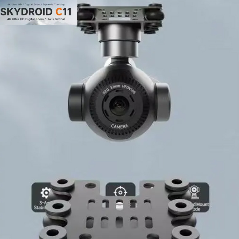 Skydroid C11 4K 3-Axis Gimbal  - Drone Camera Waterproof recension och pris